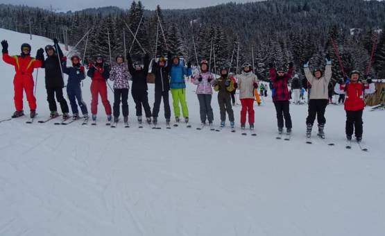 Les BTSA font du ski